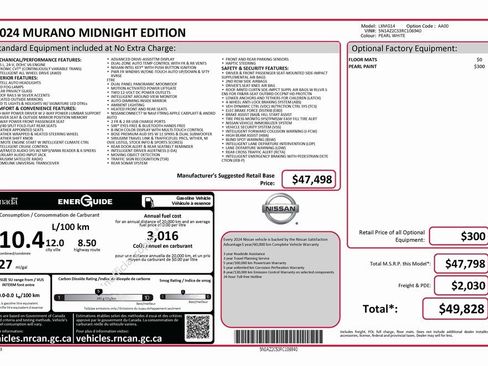 Used 2024 Nissan Murano SL image 2