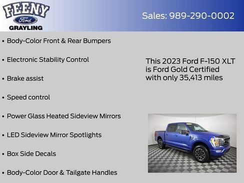 Certified 2023 Ford F150 XLT w/ Equipment Group 302A High AWD/4WD image 28