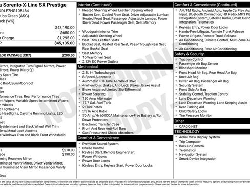 Used 2022 Kia Sorento SX Prestige w/ Rust Color Package image 31