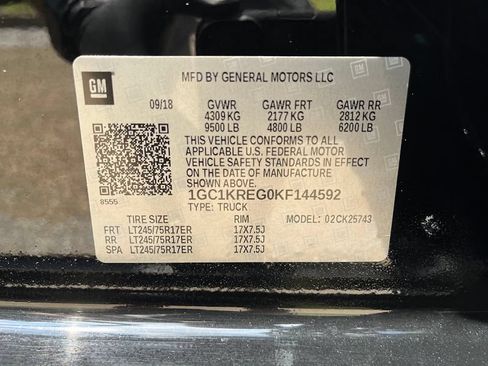 Used 2019 Chevrolet Silverado 2500 W/T w/ WT Convenience Package AWD/4WD image 7