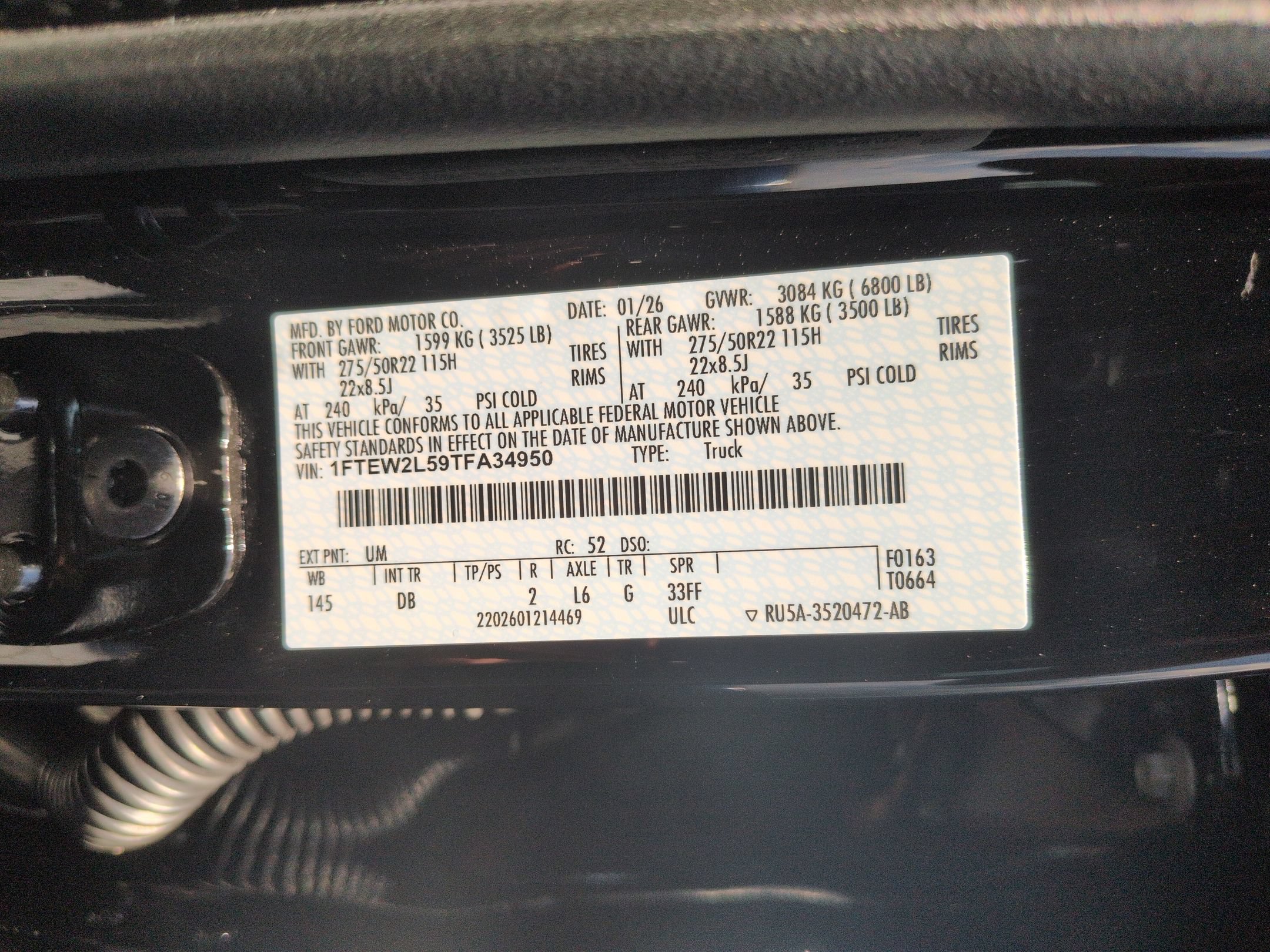 Used 2026 Ford F150 STX w/ F-150 LOBO Package AWD/4WD image 37