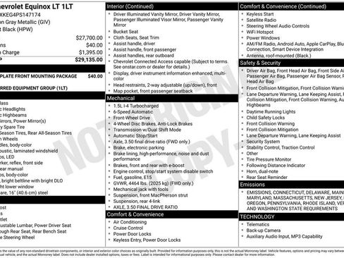 Used 2023 Chevrolet Equinox LT image 34