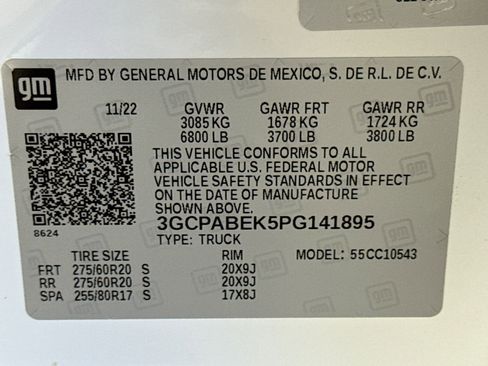 Used 2023 Chevrolet Silverado 1500 Custom RWD image 30