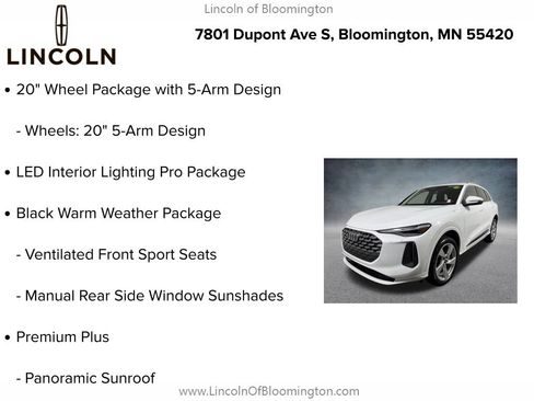 Used 2025 Audi Q5 Premium Plus w/ Premium Plus AWD/4WD image 5