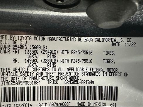 Used 2023 Toyota Tacoma SR5 image 11