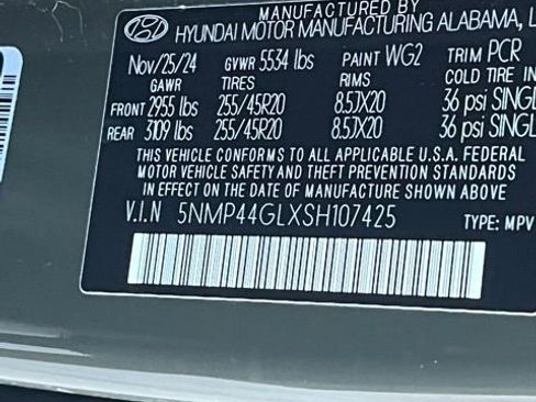 Used 2025 Hyundai Santa Fe Limited FWD image 39