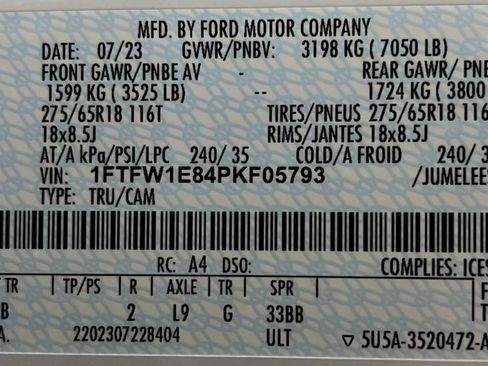 Used 2023 Ford F150 XLT AWD/4WD image 60