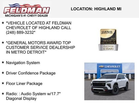 New 2026 Chevrolet Traverse Z71 image 3