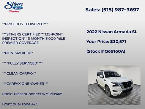 Used 2022 Nissan Armada SL AWD/4WD image 8