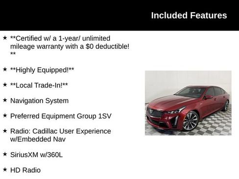 Certified 2022 Cadillac CT5 V Blackwing RWD image 4