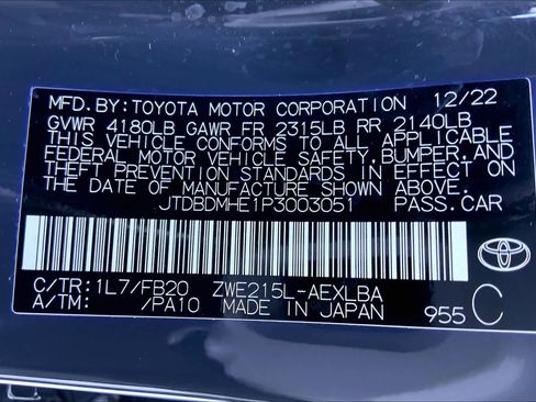 Used 2023 Toyota Corolla LE w/ LE Convenience Package image 34