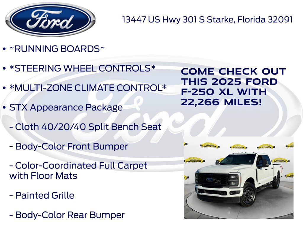 Certified 2025 Ford F250 XL w/ STX Appearance Package AWD/4WD image 17