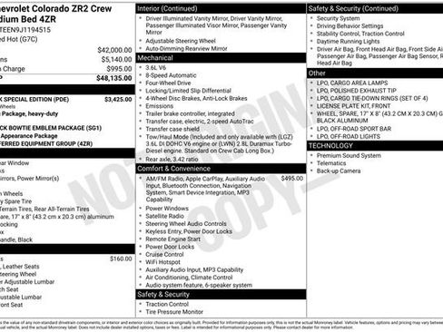 Used 2018 Chevrolet Colorado ZR2 w/ ZR2 Dusk Special Edition image 36