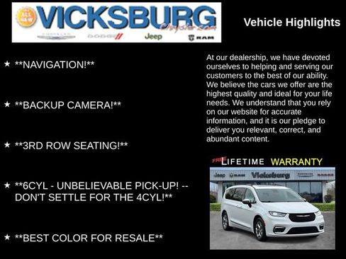 Used 2023 Chrysler Pacifica Limited FWD image 7