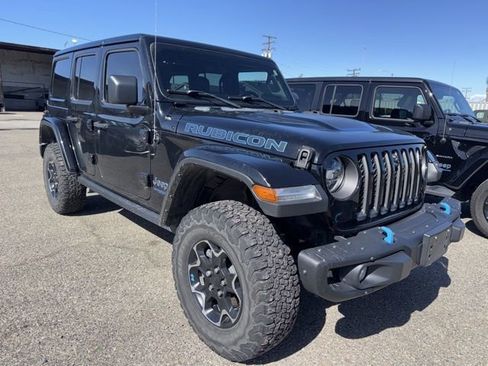 Used 2021 Jeep Wrangler Unlimited Rubicon 4xe w/ Steel Bumper Group image 3