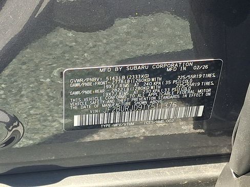 New 2026 Subaru Outback Touring XT AWD/4WD image 21