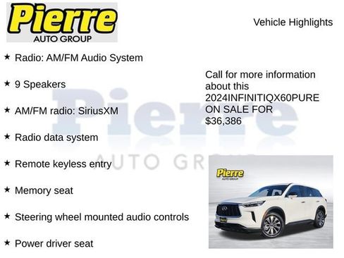 Used 2024 INFINITI QX60 Pure AWD/4WD image 7