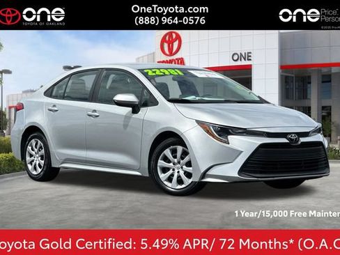 Certified 2024 Toyota Corolla LE FWD image 1