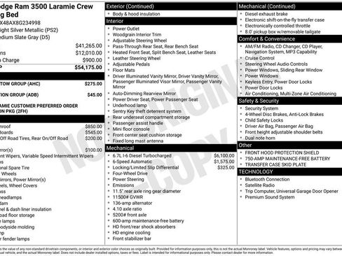Used 2008 Dodge Ram 3500 Truck Laramie w/ Trailer Tow Group image 10