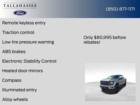 New 2025 Ford F150 XLT w/ Equipment Group 303A High image 5