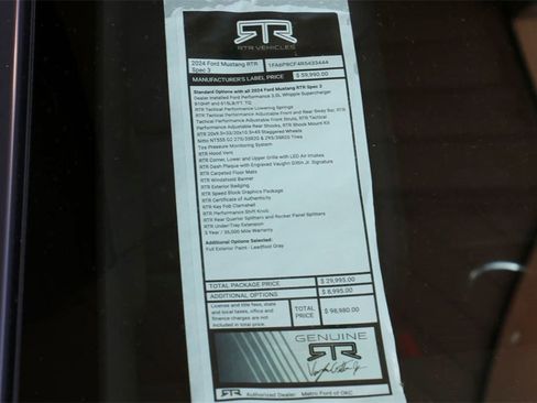 New 2024 Ford Mustang GT Premium w/ GT Performance Package image 30