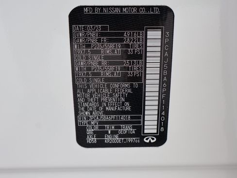 Certified 2023 INFINITI QX50 Luxe FWD image 29