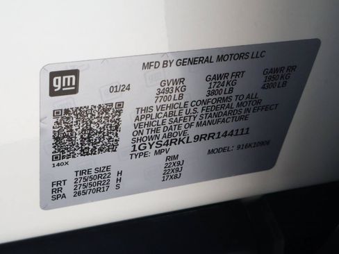 Used 2024 Cadillac Escalade ESV Sport Platinum w/ LPO, ONYX Package AWD/4WD image 32