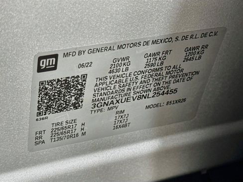 Used 2022 Chevrolet Equinox LT AWD/4WD image 32