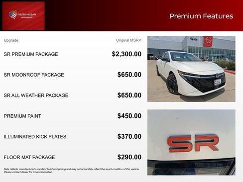 New 2026 Nissan Sentra SR w/ SR Premium Package FWD image 3