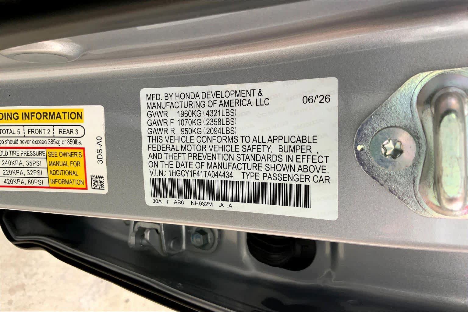 Certified 2026 Honda Accord SE image 33
