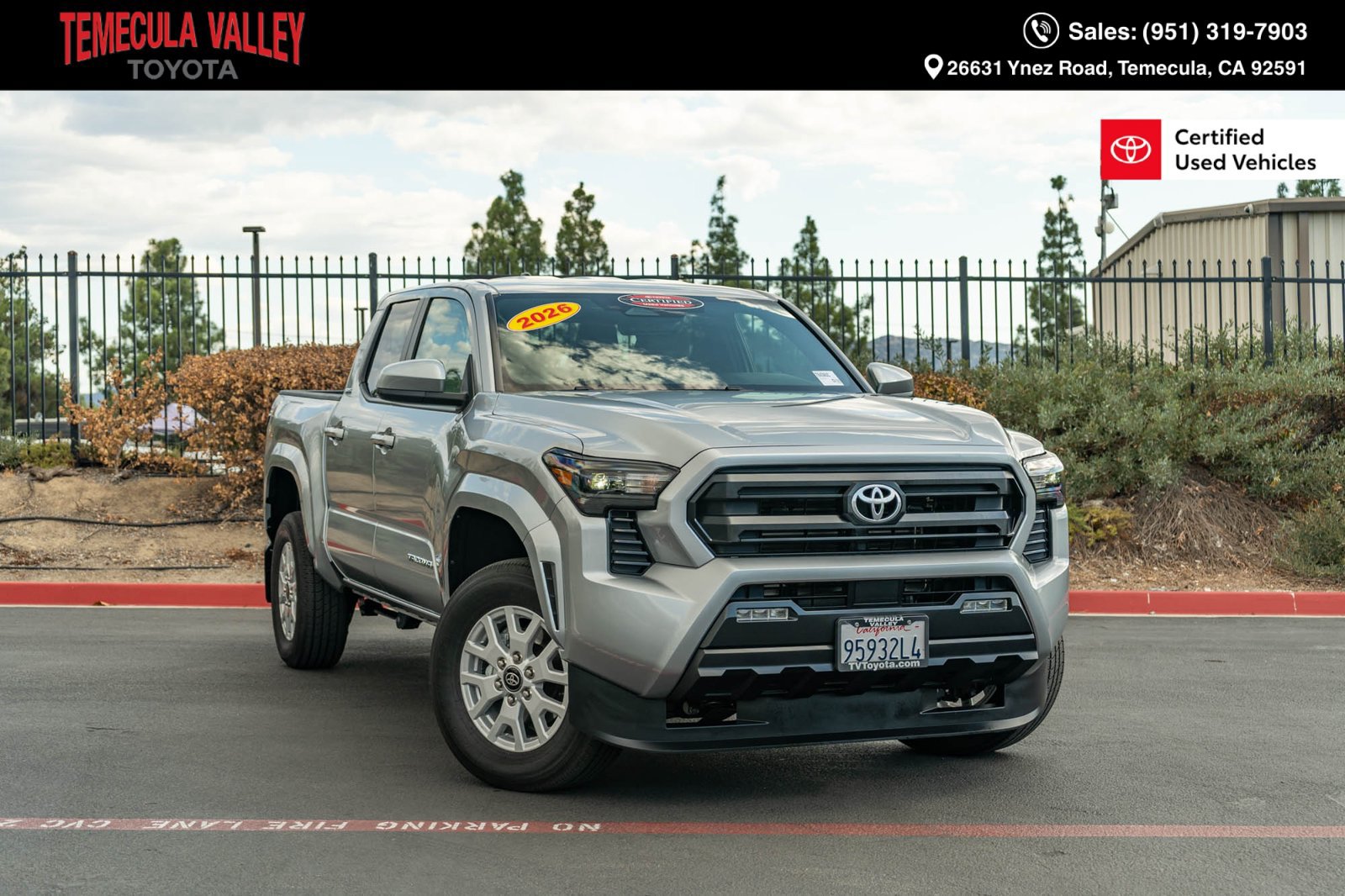 Certified 2026 Toyota Tacoma SR5 AWD/4WD image 1