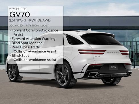 New 2026 Genesis GV70 2.5T Sport Prestige AWD/4WD image 7