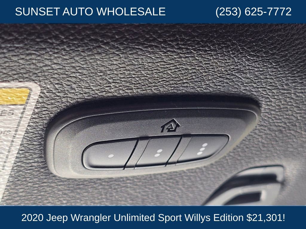 Used 2020 Jeep Wrangler Unlimited Sport AWD/4WD image 45