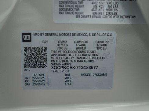 New 2026 Chevrolet Silverado 1500 Custom Trail Boss w/ Turbomax Blackout Package image 43