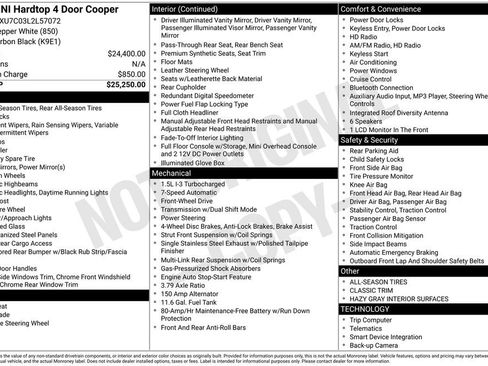 Used 2020 MINI Cooper 4-Door Hardtop image 38