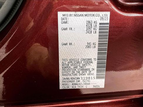 Certified 2024 Nissan Altima 2.5 SV image 32