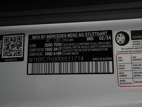 Used 2024 Mercedes-Benz G 63 AMG 4MATIC image 35