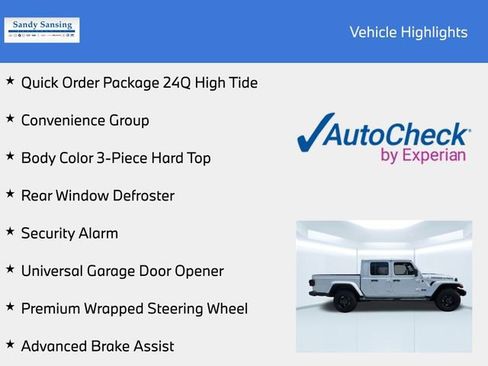 New 2025 Jeep Gladiator Sport image 7