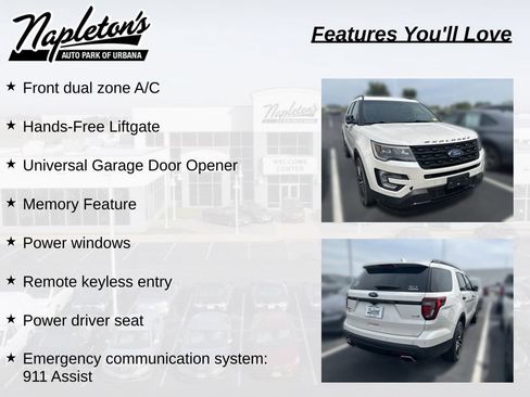 Used 2016 Ford Explorer Sport w/ Equipment Group 401A AWD/4WD image 7