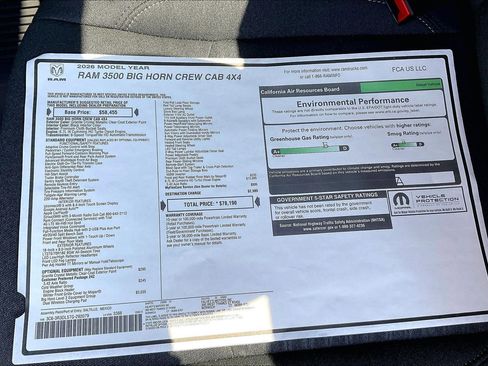 New 2026 RAM 3500 Big Horn AWD/4WD image 14