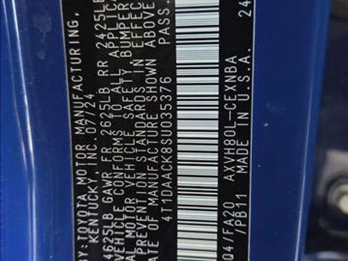 Used 2025 Toyota Camry LE FWD image 24