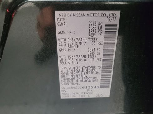 Used 2018 Nissan Pathfinder Platinum image 33