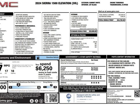 Used 2024 GMC Sierra 1500 Elevation AWD/4WD image 2