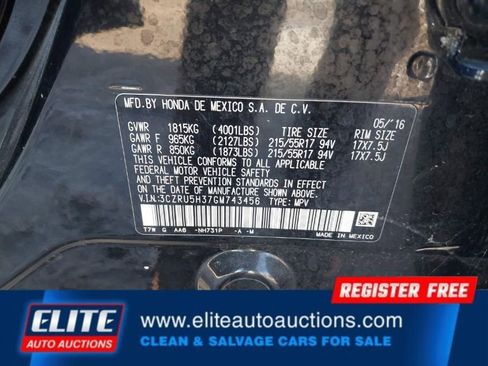 Used 2016 Honda HR-V LX image 18