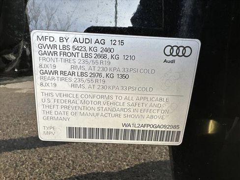 Used 2016 Audi Q5 2.0T Premium Plus w/ Technology Package image 15