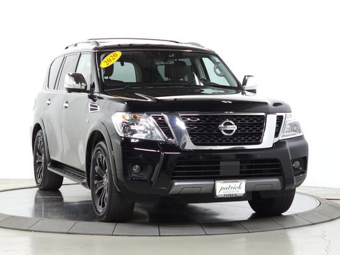 Used 2020 Nissan Armada Platinum w/ Captain's Chairs Package AWD/4WD image 1