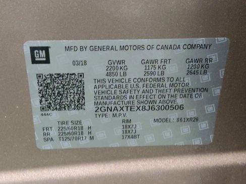 Used 2018 Chevrolet Equinox LT AWD/4WD image 33