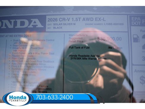 New 2026 Honda CR-V EX-L image 38