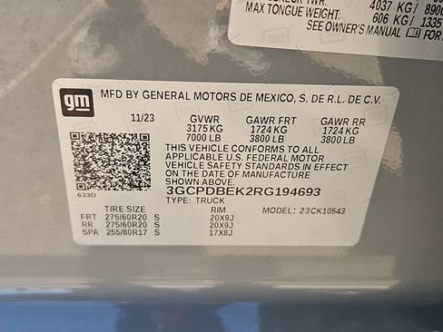 Certified 2024 Chevrolet Silverado 1500 Custom AWD/4WD image 32