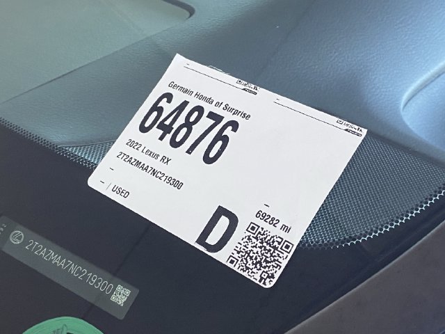 Used 2022 Lexus RX 350 FWD image 34
